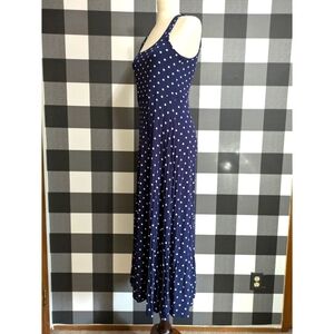 Old Navy polka dot tank maxi dress